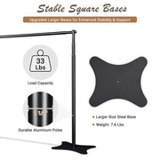 10x10 ft Adjustable Telescopic Trade Show Banner Stand