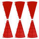 TheDisplayOutlet Parts of Modular Prize Wheel (Plate/Center/Pegs Options), Red Plates 6ct/pk Image