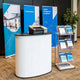 TheDisplayOutlet Trade Show Display Counter Portable Podium Custom Graphic Options Image