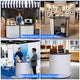 TheDisplayOutlet Trade Show Display Counter Portable Podium Custom Graphic Options Image