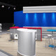 TheDisplayOutlet Portable Trade Show Display Podium Counter II White Image
