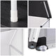 TheDisplayOutlet Portable Trade Show Display Podium Counter w/ Header Black Image