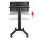 TheDisplayOutlet Podium Stand Mobile Metal Lectern for Church Classroom Image
