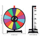 TheDisplayOutlet WinSpin Prize Wheel Tabletop Dry Erase Spinning Wheel 18" Image