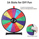 TheDisplayOutlet WinSpin Prize Wheel Tabletop Dry Erase Spinning Wheel 24" Image