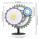 TheDisplayOutlet WinSpin Prize Wheel Double Gears Tabletop Round Base, 24" Image