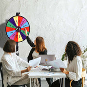 WinSpin 24" Prize Wheel Round Base Stand Spinning Wheel