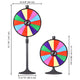 TheDisplayOutlet WinSpin 24" Prize Wheel Round Base Stand Spinning Wheel Image