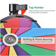 TheDisplayOutlet WinSpin 24" Prize Wheel Round Base Stand Spinning Wheel Image