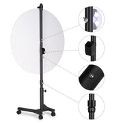 TheDisplayOutlet 48" Prize Wheel Rolling Stand Trade Show Spin Wheel Image