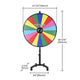 48" Prize Wheel Rolling Stand Trade Show Spin Wheel
