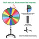 TheDisplayOutlet 48" Prize Wheel Rolling Stand Trade Show Spin Wheel Image