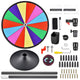 24" Prize Wheel with Acrylic Tray 8"x9.5"