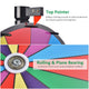 TheDisplayOutlet 24" Prize Wheel with Acrylic Tray 8"x9.5" Image