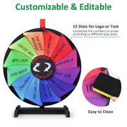 WinSpin 15" Tabletop Prize Wheel Dry Erase 12-Slot