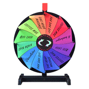 TheDisplayOutlet WinSpin Prize Wheel 18" Tabletop Dry Erase Wheel 12-Slot Image