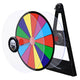 TheDisplayOutlet 12" Spin Wheel Dry Erase Folding Stand Image