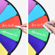 TheDisplayOutlet 20" Spin Wheel Dry Erase Folding Stand Image