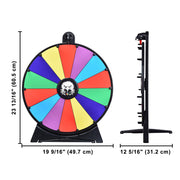 20" Spin Wheel Dry Erase Folding Stand