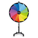 48" Prize Wheel Rolling Stand Trade Show Spin Wheel