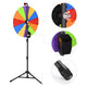 TheDisplayOutlet 24" Portable Modular Prize Wheel with Tripod Stand 12-Slot Image