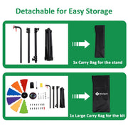 24" Portable Modular Prize Wheel with Tripod Stand 12-Slot