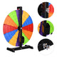 24" Prize Wheel with Customizable Slots(12) Trade Show Promo