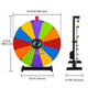 TheDisplayOutlet 24" Prize Wheel with Customizable Slots(12) Trade Show Promo Image