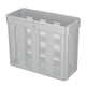 TheDisplayOutlet Replacement Storage Basket for Mobile Computer Cart, Silver Image