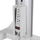 TheDisplayOutlet NexusX Power Strip Holder for Laptop Computer Carts Image