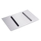 TheDisplayOutlet Printer Shelf for Computer Carts, Laptop Carts, Silver Image