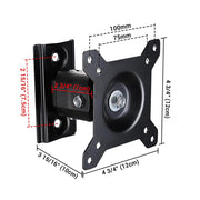 Metal VESA Mount 75x75 & 100x100, up to 22lbs Monitor