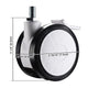 TheDisplayOutlet 3 inch Swivel Casters with Locks Set(2) for Computer Laptop Cart Image