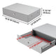 TheDisplayOutlet NexusX Mobile Computer Cart with Drawer, Dual Monitor Mount Image