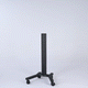 TheDisplayOutlet NexusX Mobile Computer Cart with Drawer, Dual Monitor Mount Image