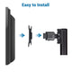 TheDisplayOutlet Metal VESA Mount 75x75 & 100x100, up to 22lbs Monitor Image