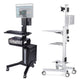 TheDisplayOutlet NexusX Rolling Mobile Workstation Computer Cart Sit Stand Image
