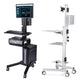 TheDisplayOutlet Rolling Mobile Workstation Computer Cart Sit Stand Image