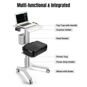 TheDisplayOutlet Mobile Laptop Cart with Power Outlet Image
