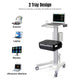 Mobile Laptop Desk Cart with Power Outlet