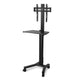 TheDisplayOutlet Rolling TV Stand with Laptop Shelf for 32 to 65in Screen Image