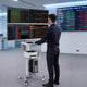TheDisplayOutlet NexusX 2×2 Quad-Monitor Mobile Computer Cart for 10-21in Screens Image