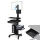 TheDisplayOutlet NexusX Mobile Computer Cart with Locking Drawer (Pull Out) Image