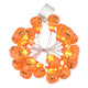 TheDisplayOutlet Halloween Light 20ct Pumpkin 10ft String Light Battery Operated Image