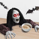 TheDisplayOutlet Halloween Decoration Zombie with Lighted Eyes Animatronic Image