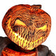 TheDisplayOutlet 7ft Pumpkin Head Scorched Scarecrow Halloween Decoration Image