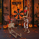 TheDisplayOutlet 5'5" Full Body Cowboy Pirate Skeleton Posable Halloween Decoration Image