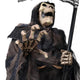 TheDisplayOutlet 6' Grim Reaper with Scythe Animated Halloween Porch Decor Image