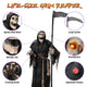 6' Grim Reaper with Scythe Animated Halloween Porch Decor