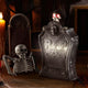 Halloween Animated Tombstone & Ground Breaker Skeleton